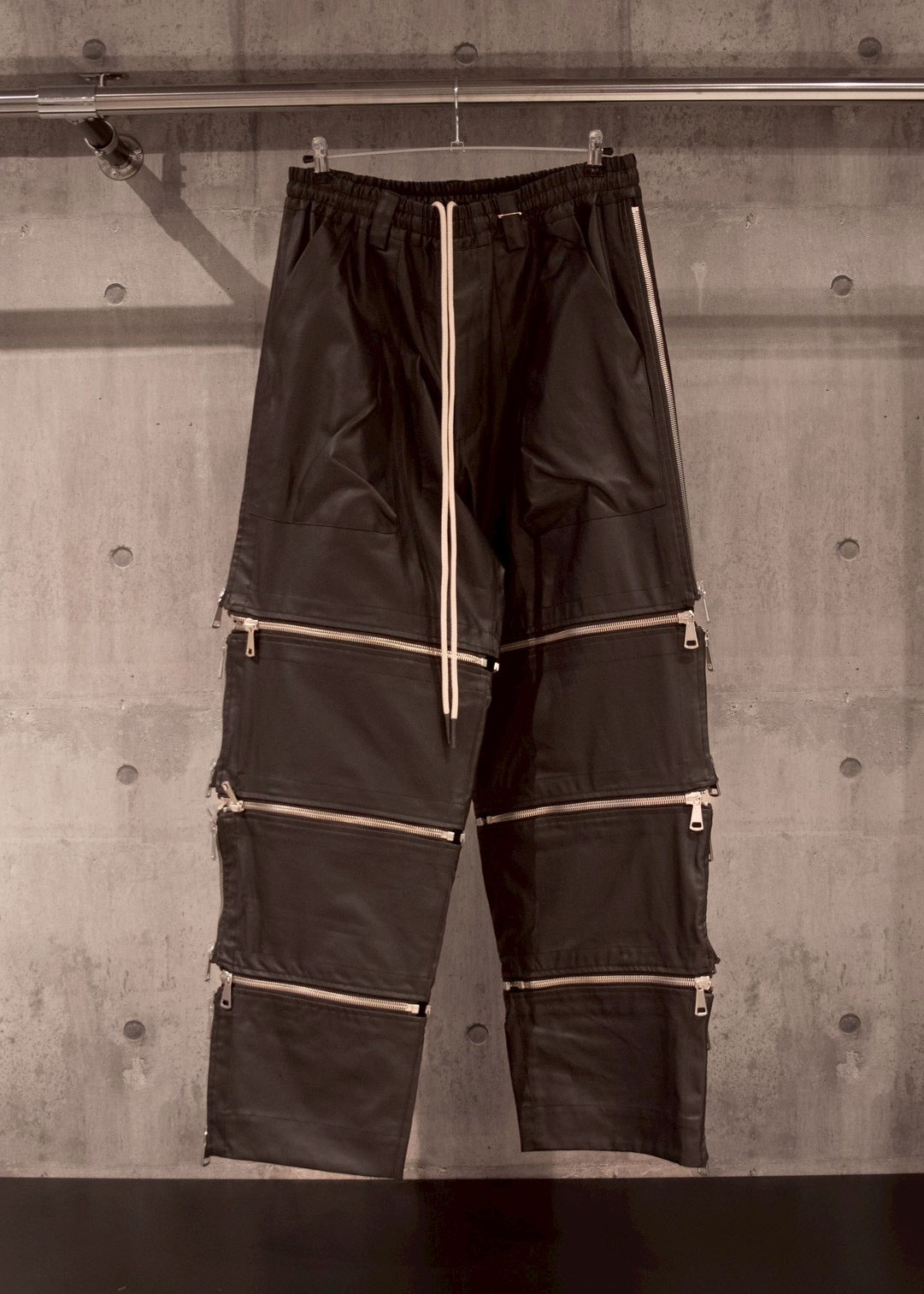A.F ARTEFACT ag-13007 Zip Wide Pants